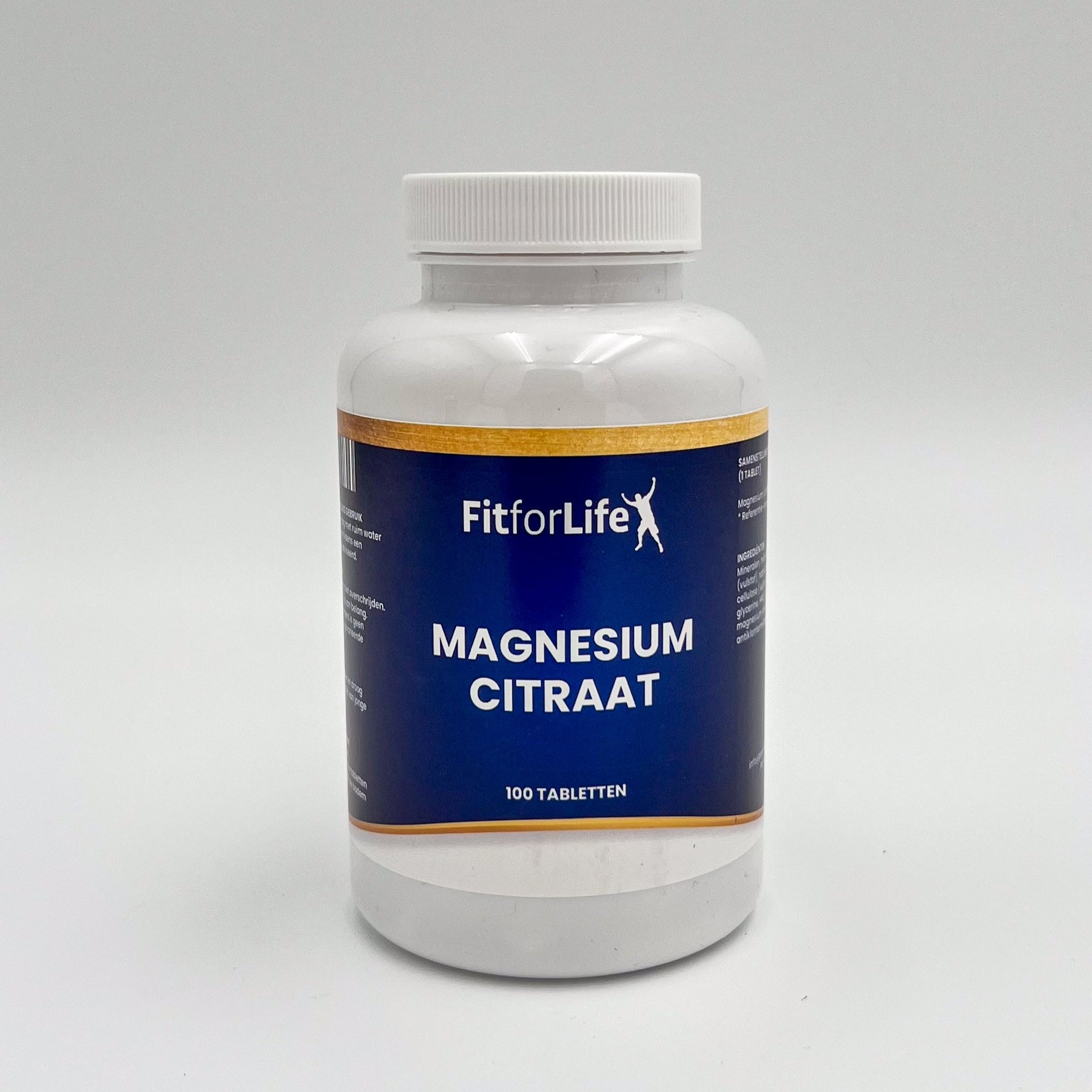 Magnesium Citraat tabletten van Fitforlife — tegen nachtelijke spierkrampen in de kuiten
