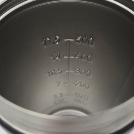Shakebeker (staal) - 500 ml